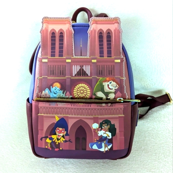LOUNGEFLY x DISNEY | The Hunchback of Notre Dame Backpack 🎒, RARE Collectible - Picture 1 of 15